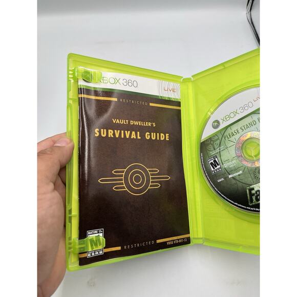 Fallout 3 (Microsoft Xbox 360, 2008) CIB Complete W/ Manual Tested Working - Picture 6 of 8